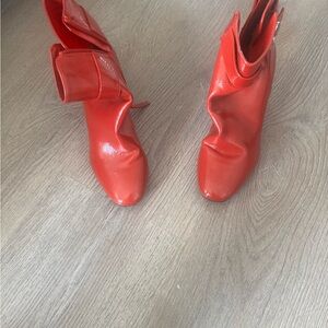 Circus by Sam Edelman Vibrant Orange Ankle Boots